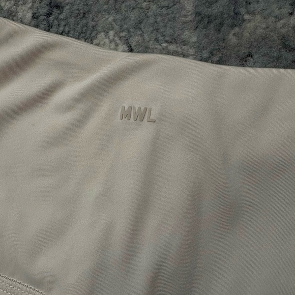 Madewell MWL Flex Flare Leggings, SZ Small, Color Tan/Cream- Harvest Moon - Picture 7 of 7